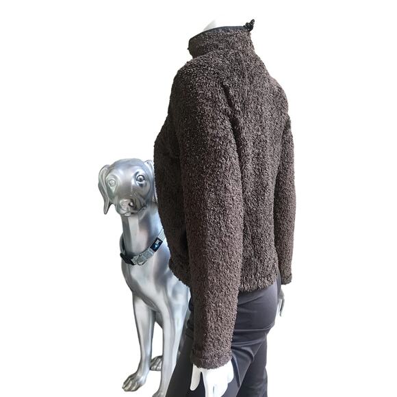 Mountain Hardwear Full Zip Fleece Brown Jacket with Zipped Pockets Womens Size M - Picture 2 of 8